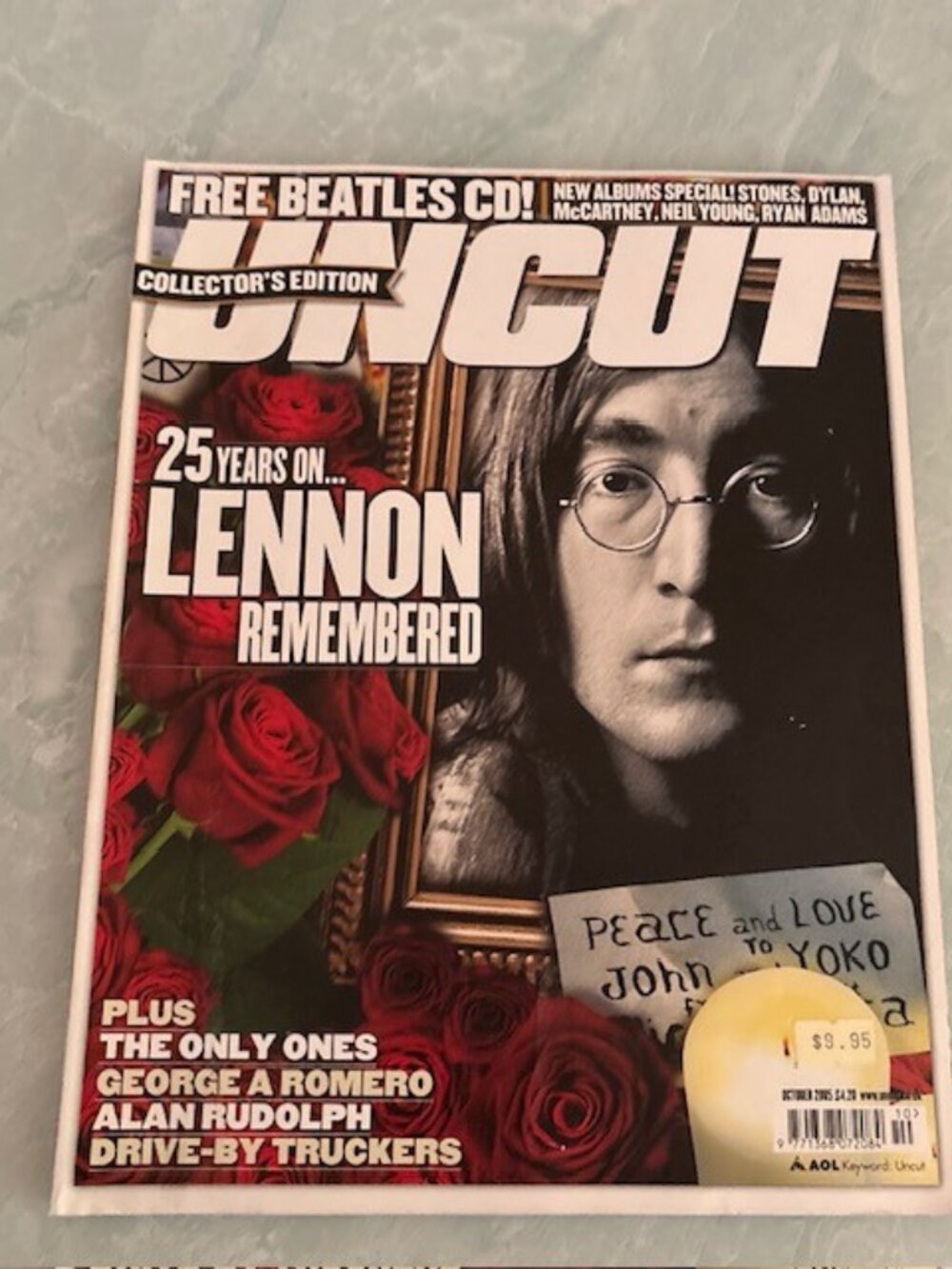 UNCUT Music MagazineUK Vintage October 2005 Lennon Remembered 25 Years